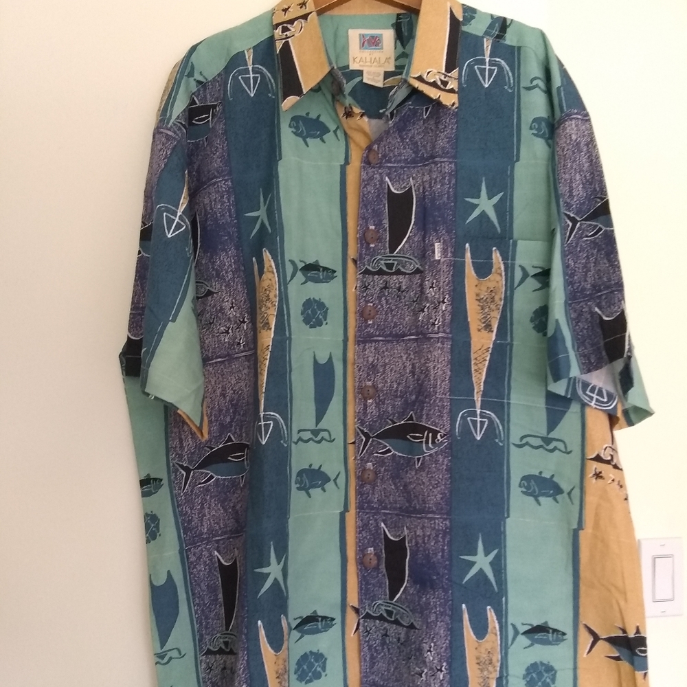 Avi Kahala vintage large Hawaiian shirt